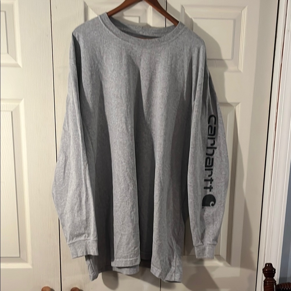 Carhartt Men's Gray Long Sleeve Shirt